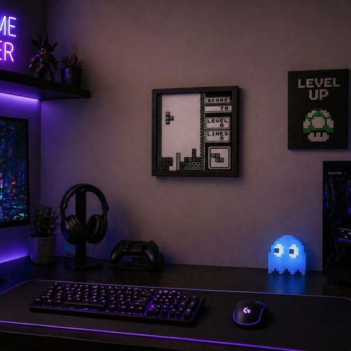 Retro Tetris 3D Frame gamer decorative new