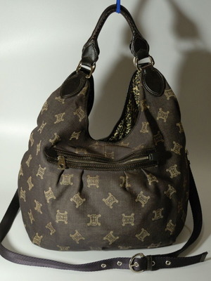 Celine Original Bag - Macadam Denim Gray Satchel
