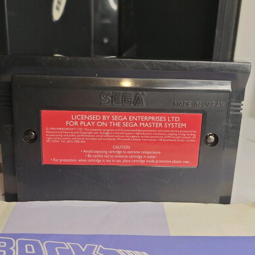 Back to the Future Part II Sega Master System used complete