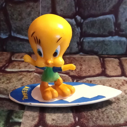 Looney Tunes figures set Sylvester, Tweety, Tasmanian Devil used