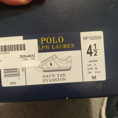 Polo Ralph Lauren Kids' Casual Shoes like new, size 36, blue and brown
