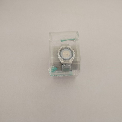 Swatch Irony watch used, not working, gray