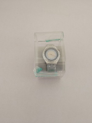 Swatch Irony watch used, not working, gray