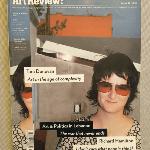 Art Review Issue 13 July & August 2007 magazine like new, Greek