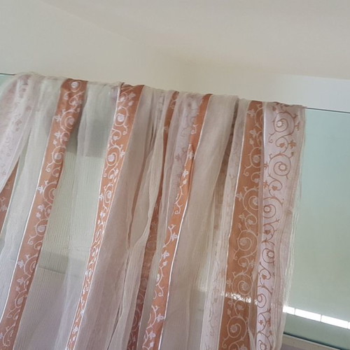 Curtains used set with dimensions 150W×232H