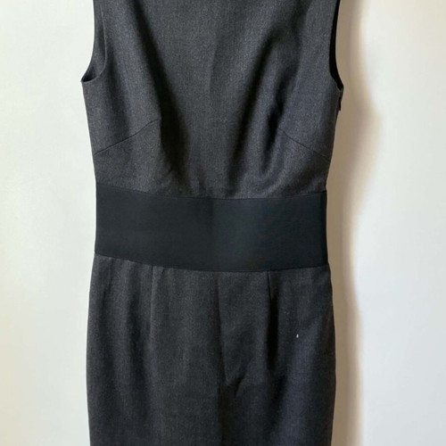 Jay Ahr Grey Wool and Silk Blend Sleeveless Sheath Dress like new, XS