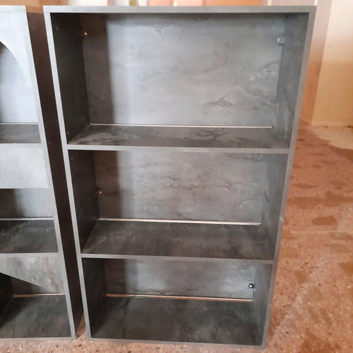 Bar back panel composition used, melamine, 4.80 meters