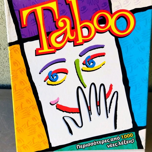 Taboo adult board game used
