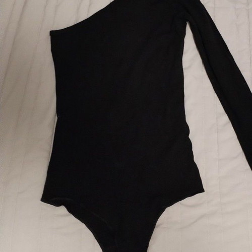 Helios bodysuit one shoulder used, black, size S