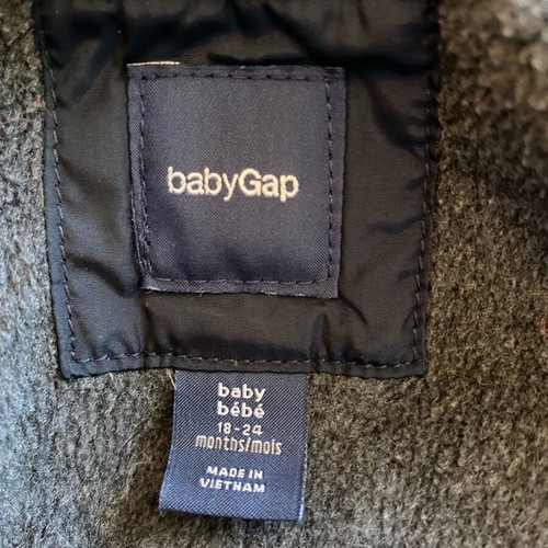 Gap snowsuit like new, dark blue with hood