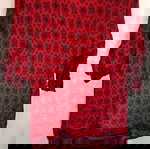  Αέρινη μπλούζα με μοτίβο - 3/4 μανίκι. Boho. Medium