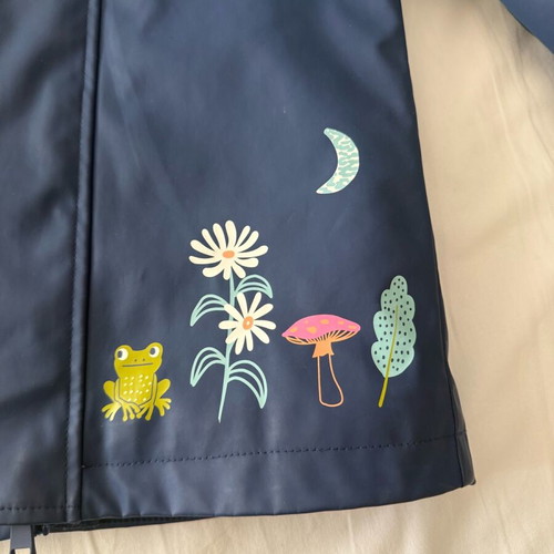Marks & Spencer waterproof jacket for girl 4-5 years like new, blue