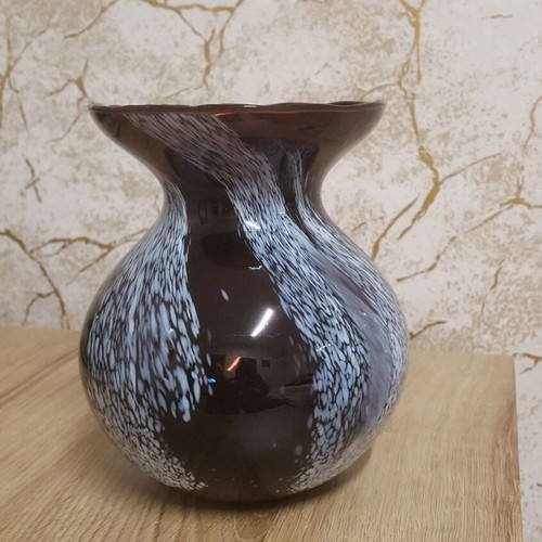 Colored Glass Vase like new