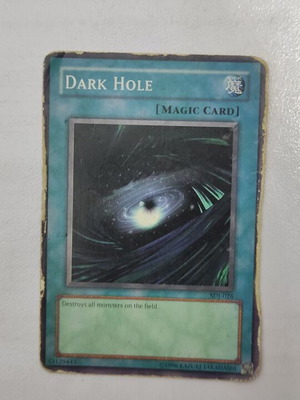 Yu-Gi-Oh! Dark Hole card used