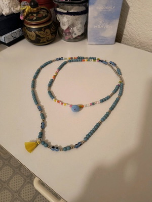 Long summer necklace like new, unused