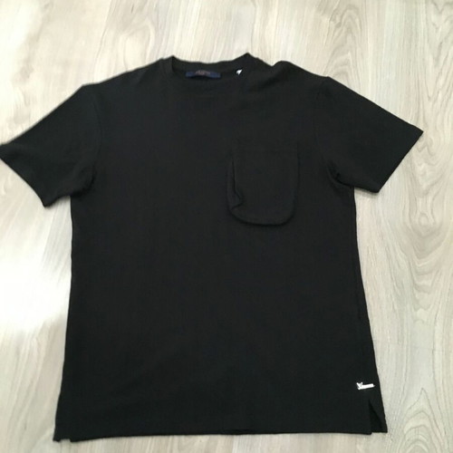 Louis Vuitton logo men blouse cotton/linen size S like new, black