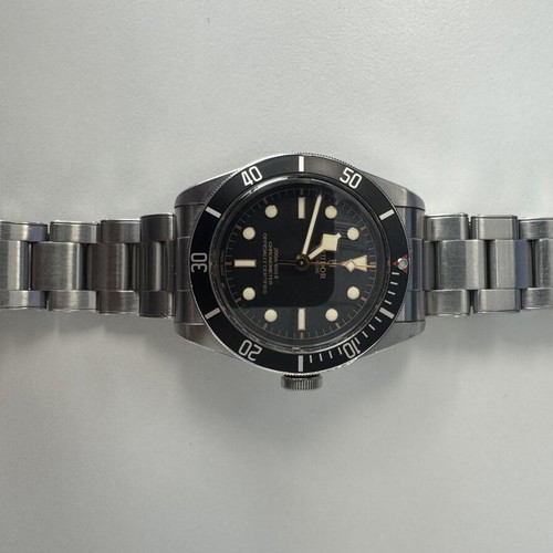 TUDOR Black Bay wristwatch used, 41mm, full set with box and documents