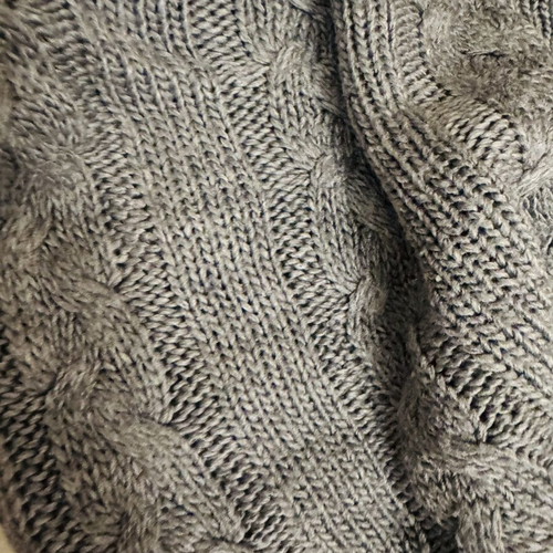 Women's knitted co-ord set 2 pieces used, grey anthracite
