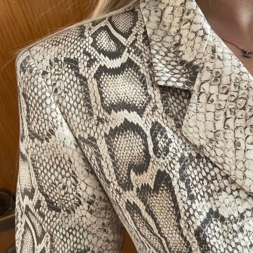Roberto Cavalli vintage snake print blazer, small