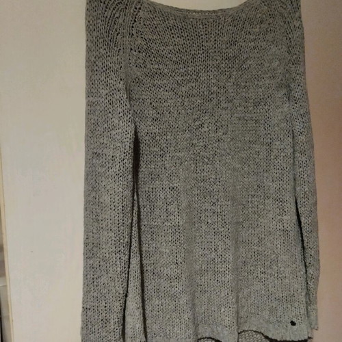 Knitted blouse like new, gray, size M L