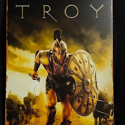 Metal decorative sign Troy Achilles 20x30 cm like new