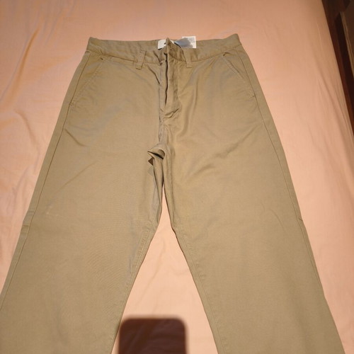 H&M Cotton Men's Slim Fit Pants Beige Size EUR 29 New