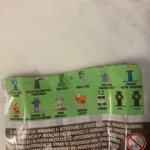 Minecraft metal figure new