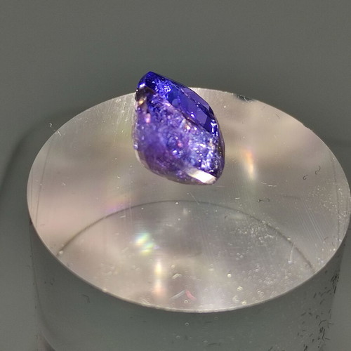 Tanzanite 7.28 carat emerald cut new with IGE certification