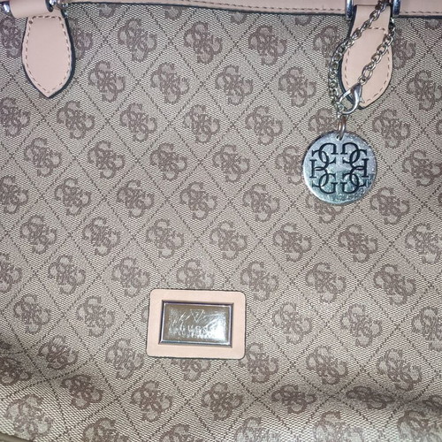 Guess shoulder bag original, used, beige and brown