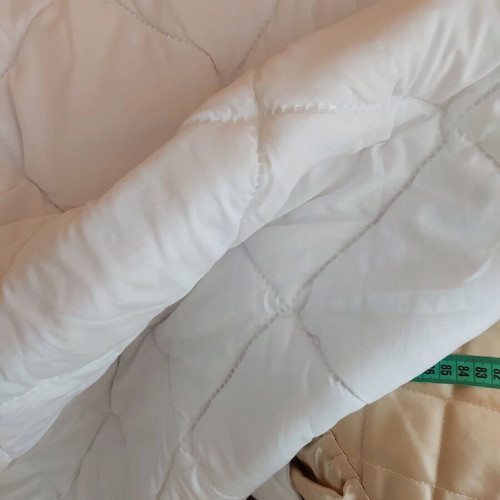 Lightweight quilt for bed new, 200x190 cm, white
