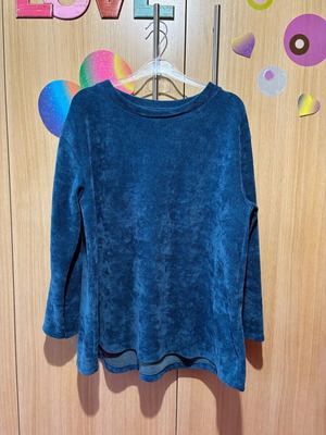 Petrol corduroy blouse like new, size XXL