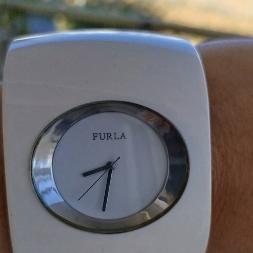 Furla women's white watch like new