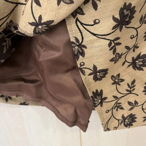 Tailored suit set beige-brown size 50 like new