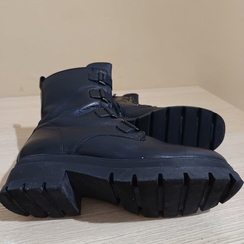 Fardoulis Shoes leather ankle boots like new, size 39, black