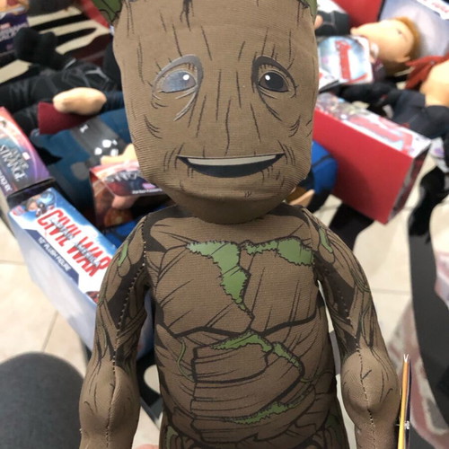 Groot Guardians of the Galaxy 10” plush figure new with tag Marvel Bleacher Creature