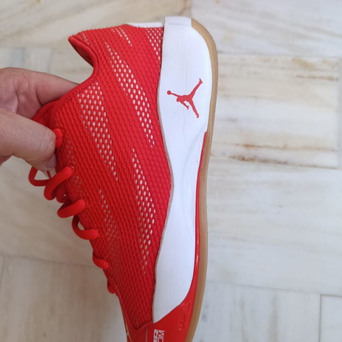 Jordan Luka 77 athletic shoes like brand new, red, size 44.5