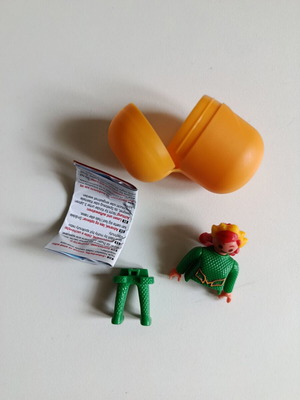 Kinder DC Playmobil Mera and Flash in excellent condition