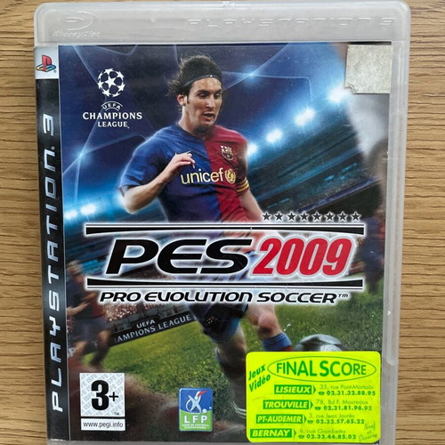 PES 2009 Pro Evolution Soccer used for PlayStation 3, 2 pieces