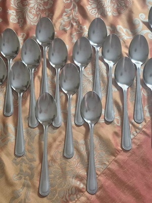 Soup spoons new, set of 24 pieces