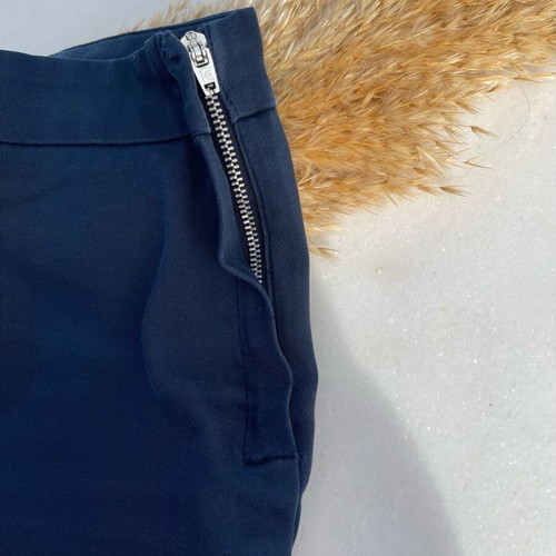Stradivarius dark blue fabric pants used, size 34