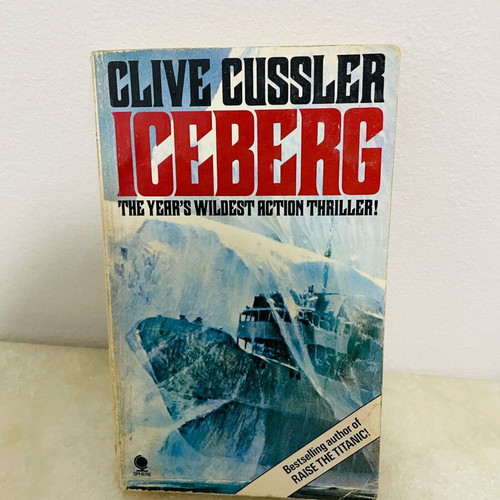 English thriller and adventure books used, set of 4 pocket editions