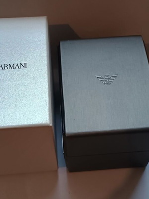 Emporio Armani watch box case new with outer cardboard box