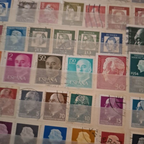 Stamp collection used from Germany