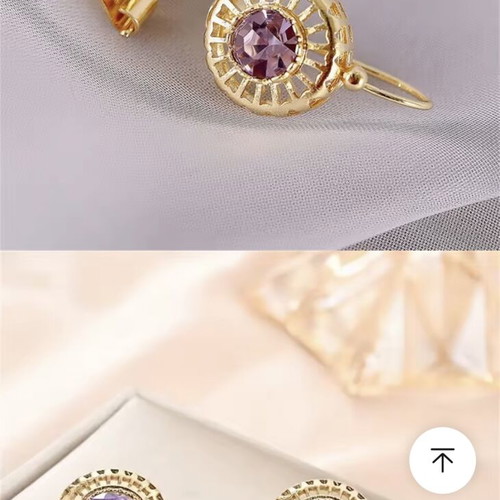 Steel earrings classic new