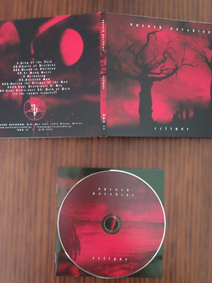 Opened Paradise Eclipse CD used, gothic metal