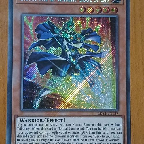 Yu Gi Oh Giltia The D.Knight Soul Spear card new Limited Edition