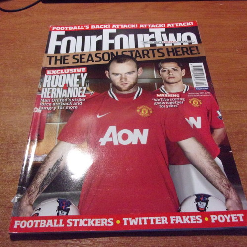Four Four Two September 2011 Man Utd Special like new
