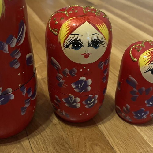 Authentic Babushka Dolls like new, high quality