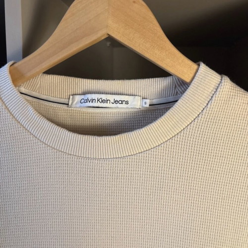 Calvin Klein men pullover size S new beige