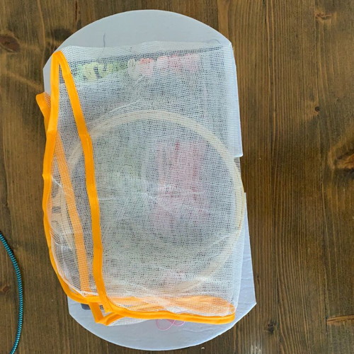 Embroidery kit materials for small bag new